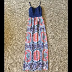 Patterned Maxi Dress